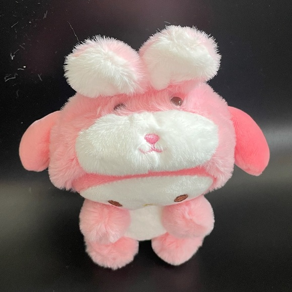 My Melody Plush x Rabbit Cosplay Keychain (6”) - Picture 2 of 7